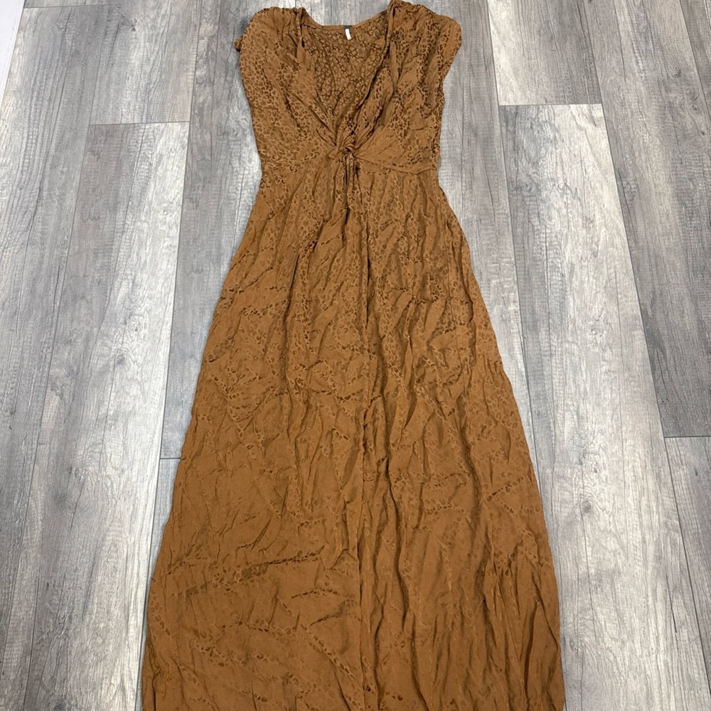 Young Fabulous & Broke Brown Maxi Dress